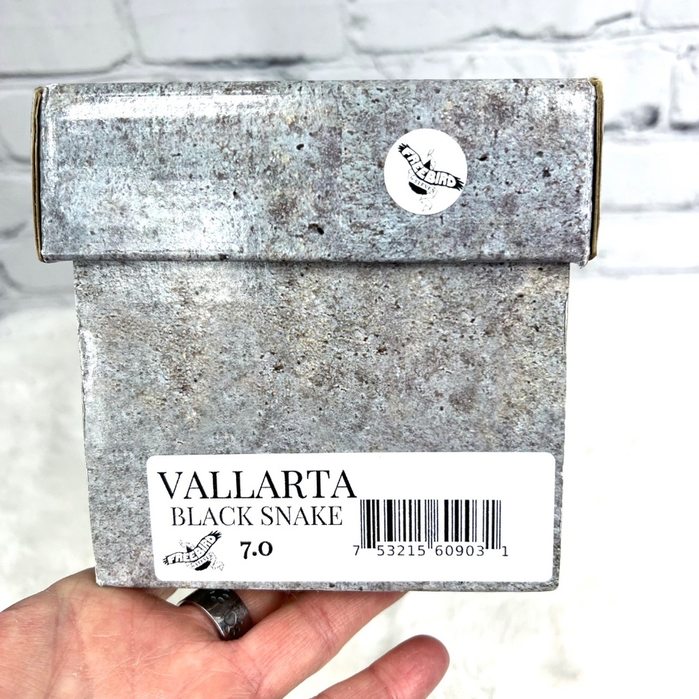 • NWT/NIB🤩 |•FREEBIRD🦅 BY STEVEN•| Vallarta Summer Flat Sandal Black Snake 7 - Picture 8 of 13